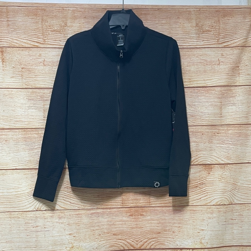 Pro Player Women’s Black‎ Textured Full Zip Activewear Jacket Various 1